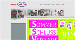 Desktop Screenshot of moebel-kerkfeld.de